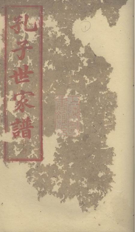 《长沙孔子世家谱》封面