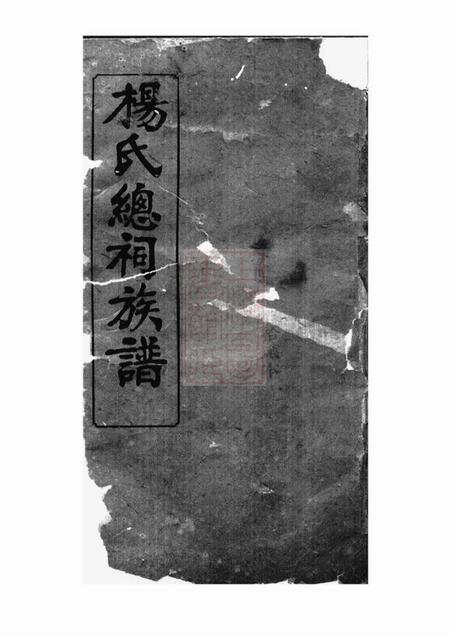 湘阴宏农堂剑滩杨氏族谱