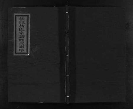 浙江翁氏族谱-袋球翁氏宗谱历代谱序 [不分卷].pdf电子版缩略图