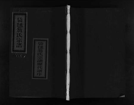 浙江翁氏族谱-袋球翁氏宗谱历代谱序 [不分卷].pdf电子版