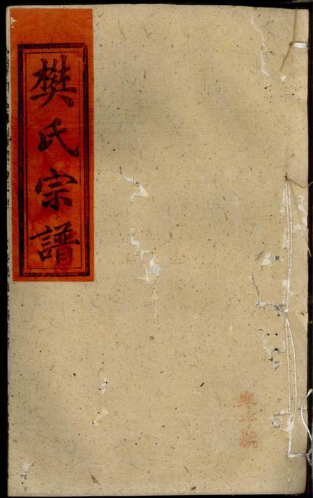 《湖北武穴宗孝堂樊氏宗谱十四卷首二卷》封面