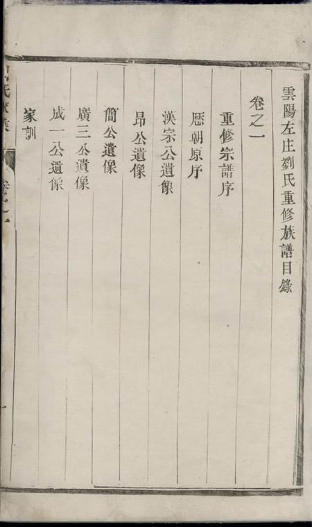 云阳云阳左庄刘氏重修族谱十八卷.pdf电子版下载预览图3