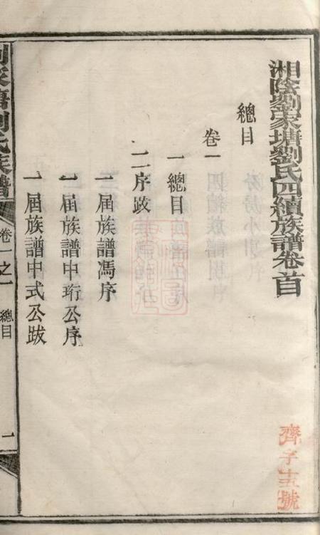 湘阴湘阴刘家塘刘氏四续族谱三十七卷.pdf电子版下载预览图3