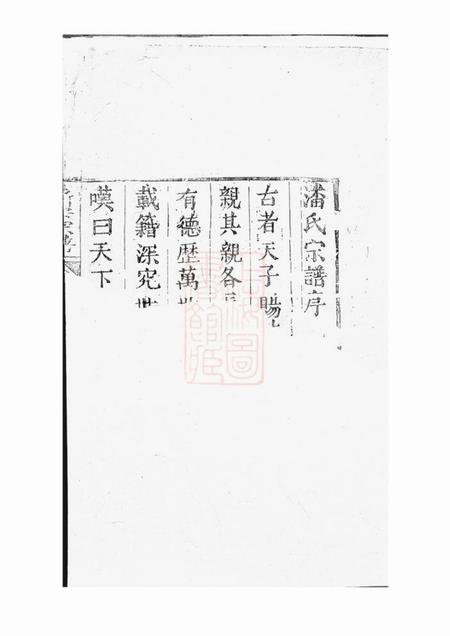 新安新安潘氏宗谱不分卷.pdf电子版下载预览图1
