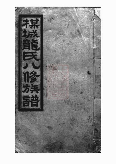 攸县武陵堂梅城龙氏八修族谱.pdf电子版下载
