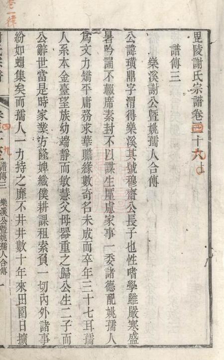 毗陵毗陵谢氏宗谱.pdf电子版下载预览图1