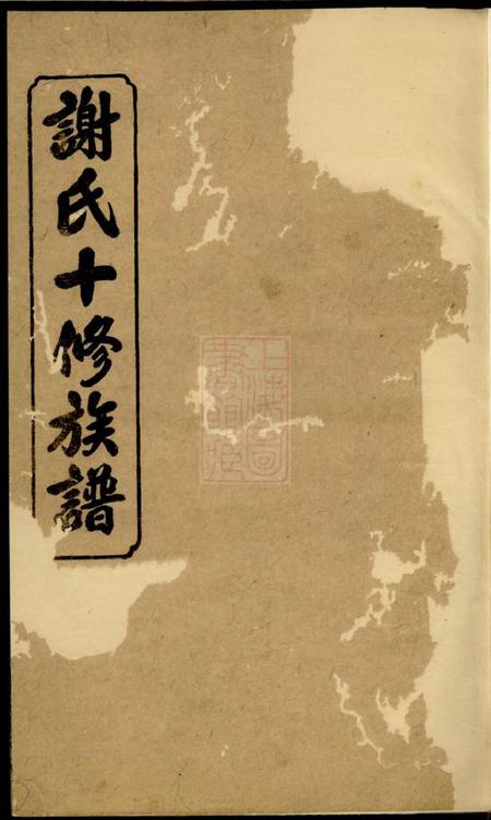 宁乡宝树堂谢氏十修族谱