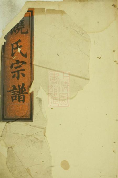 《大冶敦睦堂饶氏宗谱》封面