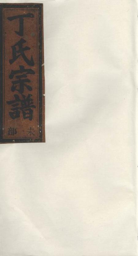 浙江缙云济阳郡丁氏宗谱