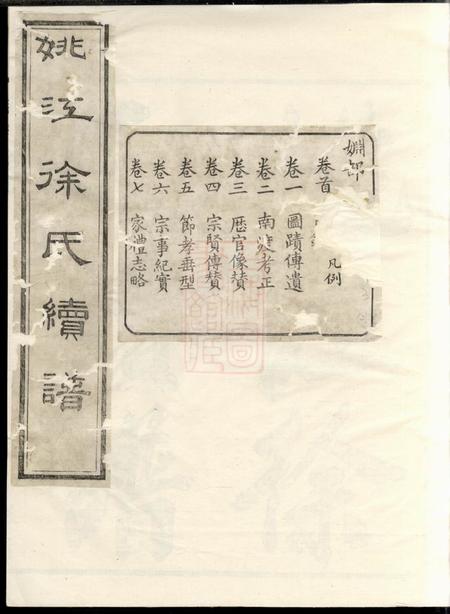馀姚姚江徐氏续谱十一卷首一卷