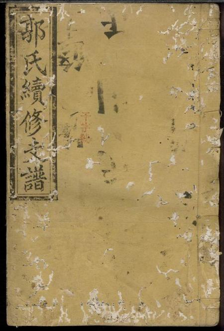 《湖南汉寿汾阳堂郭氏续修支谱》封面
