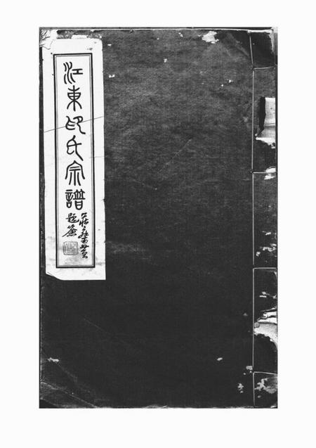 上海浦东江东印氏宗谱一卷