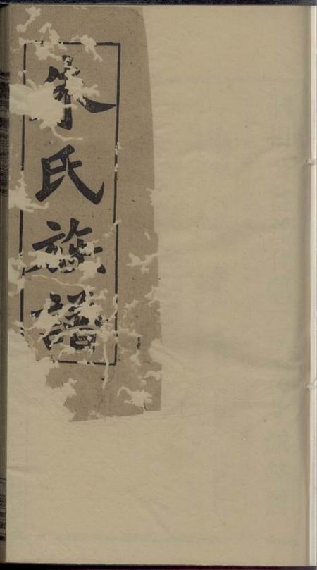 沛国堂朱氏四修族谱