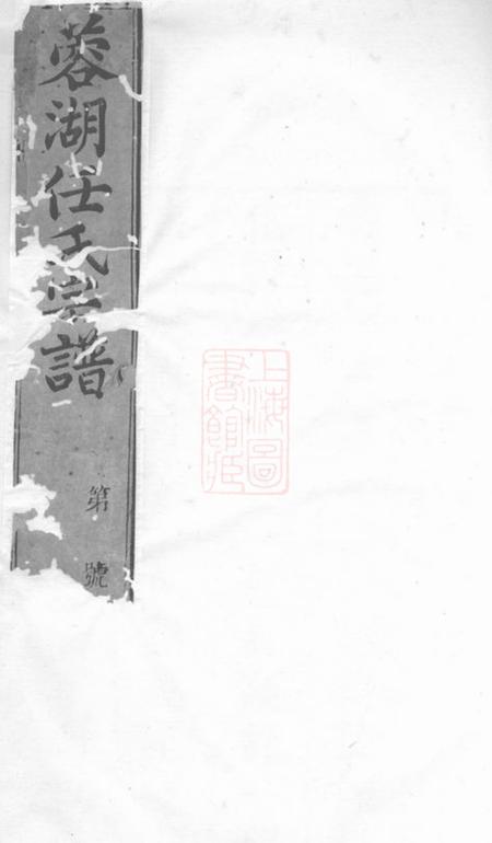 常州文著堂蒋家荡任氏宗谱十二卷