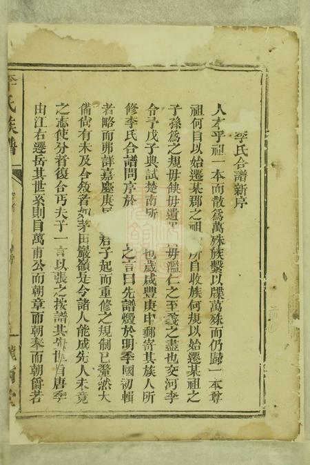 巴陵陇西堂李氏族谱十一卷首一卷.pdf电子版下载预览图1