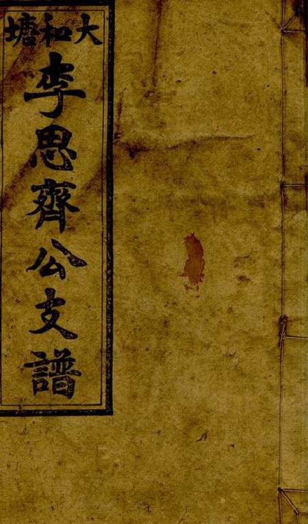 邵阳大和塘李思齐公支谱.pdf电子版下载