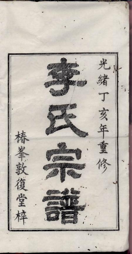 旌德敦复堂旌阳李氏宗谱.pdf电子版下载预览图2