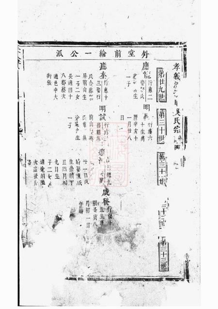 诸暨孝义流子里吴氏宗谱.pdf电子版下载预览图1
