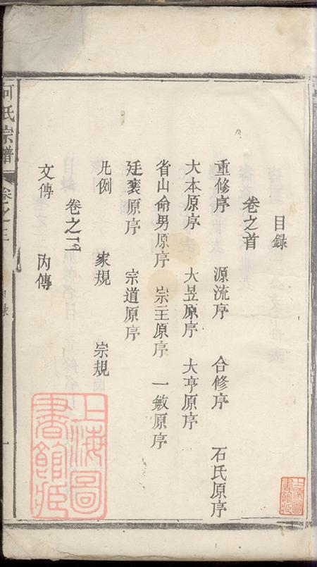 安徽太湖太湖何氏家谱六卷首一卷末一卷.pdf电子版下载预览图1