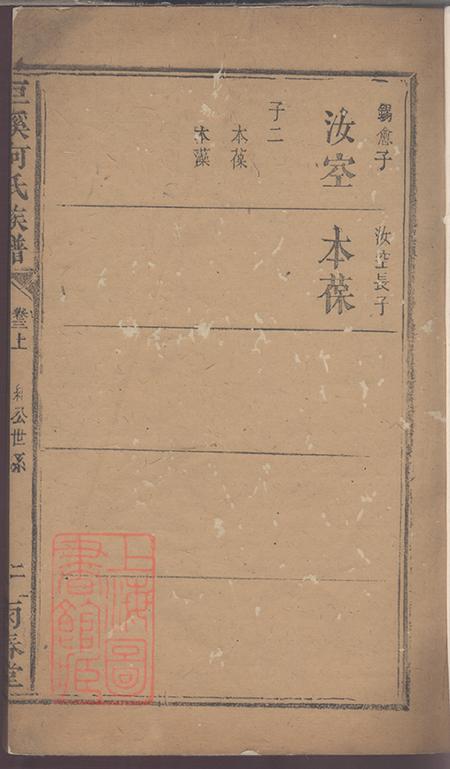 江西萍乡雨春堂巨溪何氏族谱.pdf电子版下载预览图1