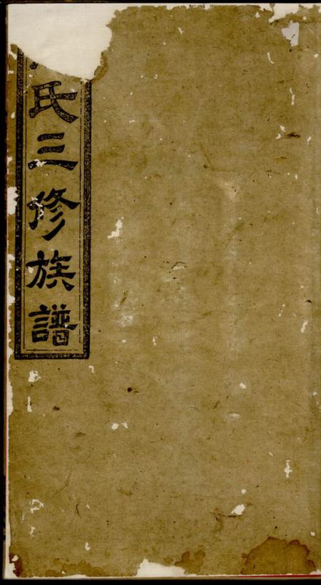 湘潭广後堂青山何氏三修族谱