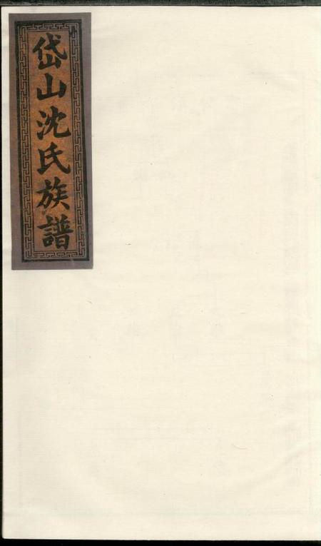 湘乡敦伦堂湘西岱山沈氏族谱不分卷.pdf电子版下载