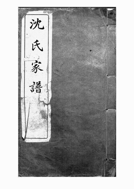 嘉兴师桥沈氏家谱嘉兴分支一卷