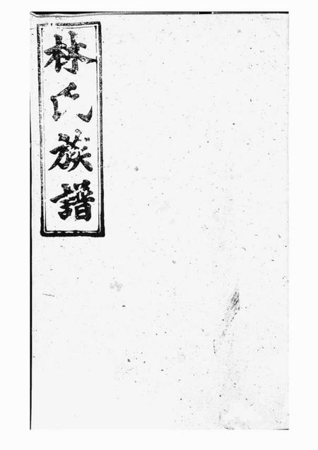 《浏阳忠孝堂浏阳林氏族谱十六卷首三卷》封面