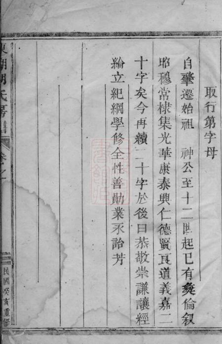 东阳东湖胡氏房谱不分卷.pdf电子版下载预览图3