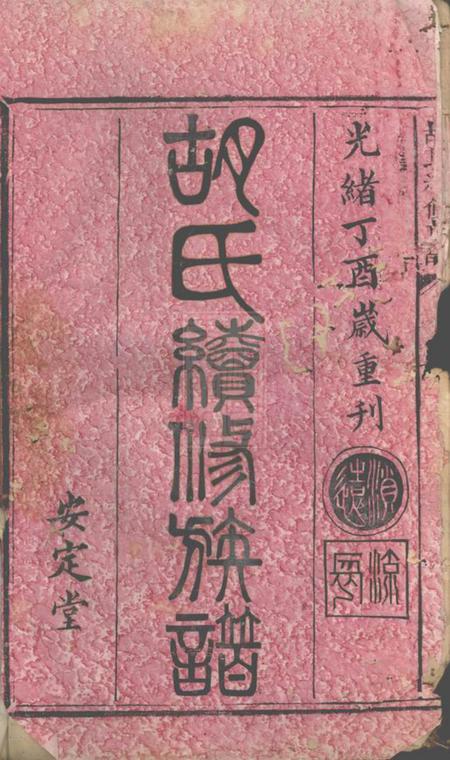 湘阴安定堂胡氏续修族谱.pdf电子版下载预览图1