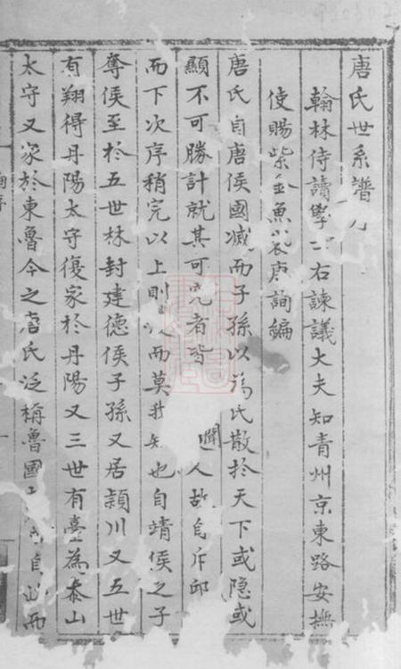 嘉兴唐氏族谱不分卷.pdf电子版下载预览图1