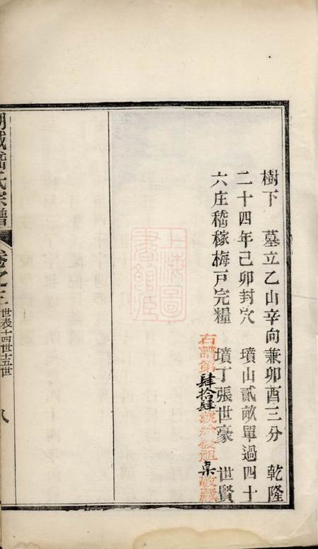 浙江湖州浙江湖州府城嵇氏宗谱八卷首一卷末一卷.pdf电子版下载预览图1