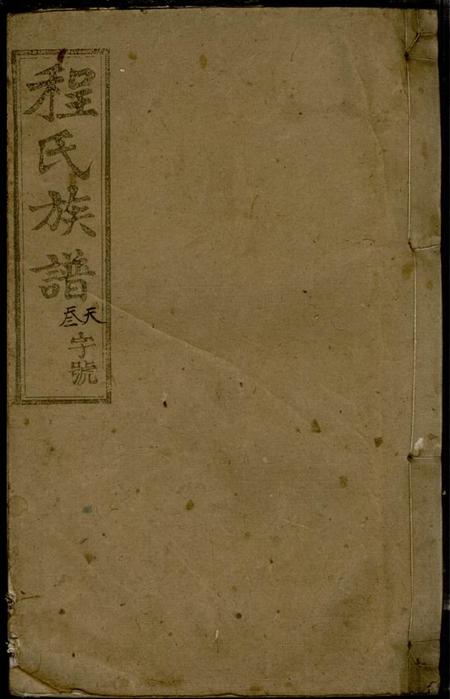 《安徽潜山皖潜世忠堂皖潜程氏续修族谱》封面