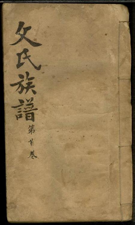 《湖南石门正气堂楚南石北文氏族谱四十一卷首一卷》封面
