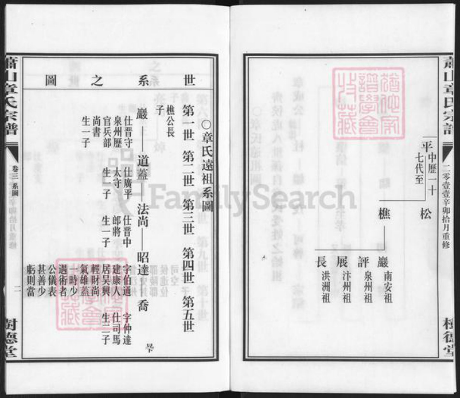 浙江省杭州市滨江区章氏树德堂族谱-萧山章氏宗谱.pdf电子版预览图2